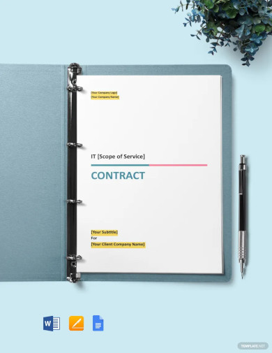 IT Project Contract Template