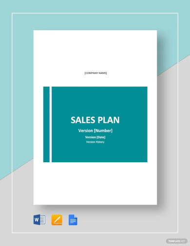 Sample Sales Plan Template