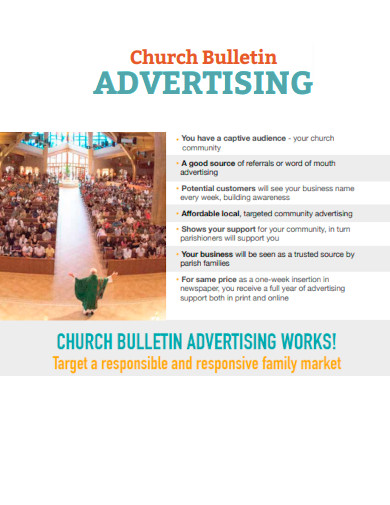 Advertising Church Bulletin