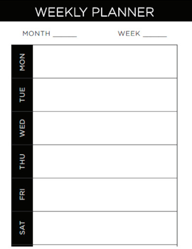Basic Weekly Planner