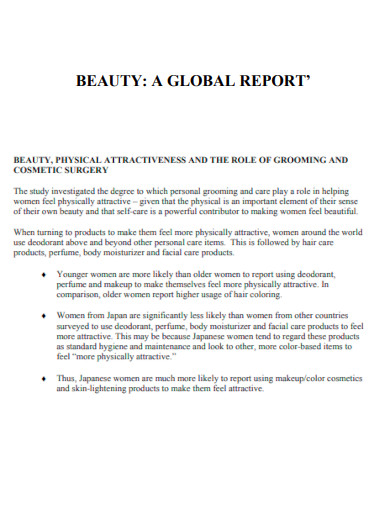 Beauty Global Report
