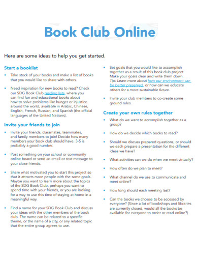 Book Club Online