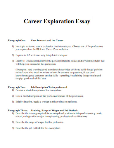 Career Exploration Essay