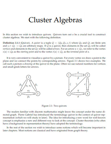 Cluster Algebras