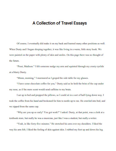Collection of Travel Essay