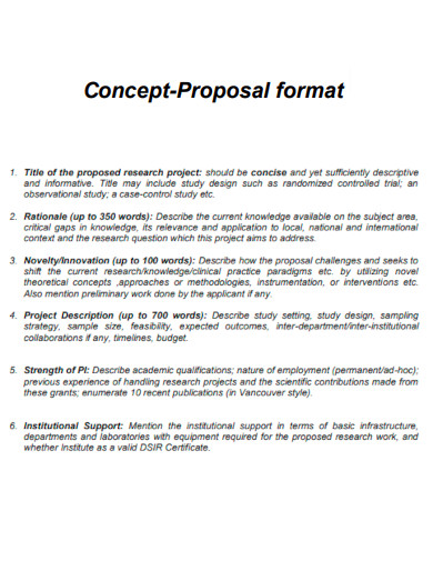 Concept Proposal