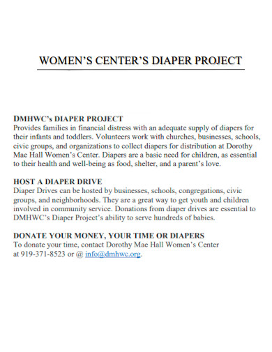 Diaper Project