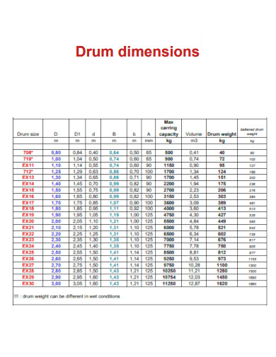Drum Dimension