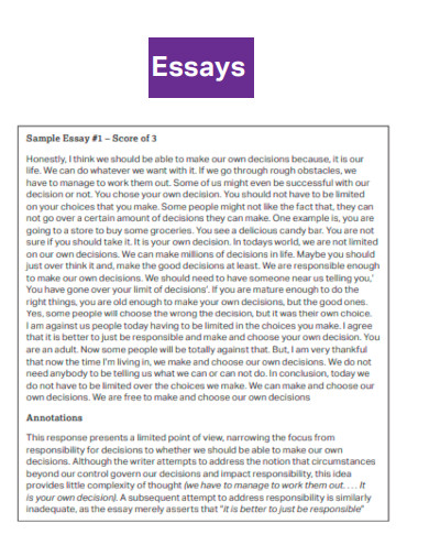 Editable Essay