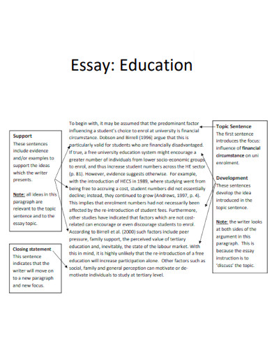 Education Essay