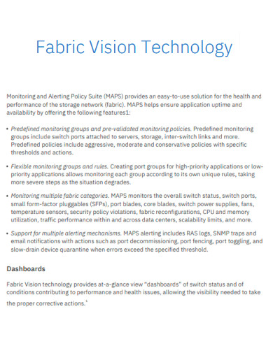 Fabric Vision Technology