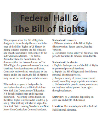 Federal Hall Bill of Rights