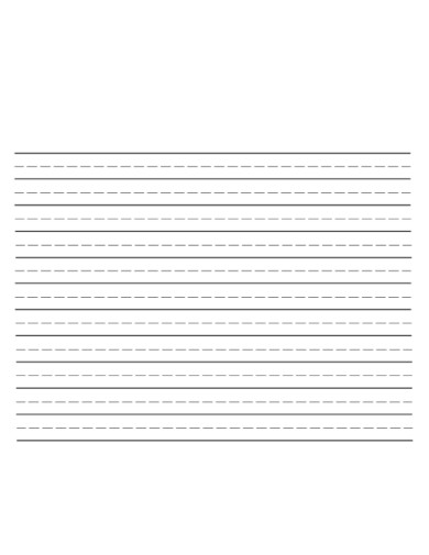 Formal Lined Paper