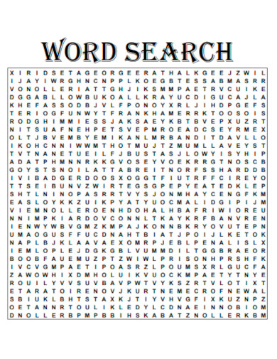 Formal Word Search