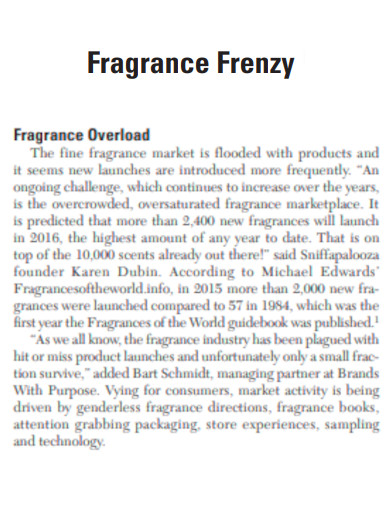 Fragrance Frenzy
