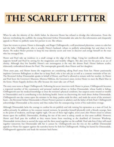 General Scarlet Letter
