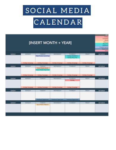 Google Sheet Social Media Content Calendar