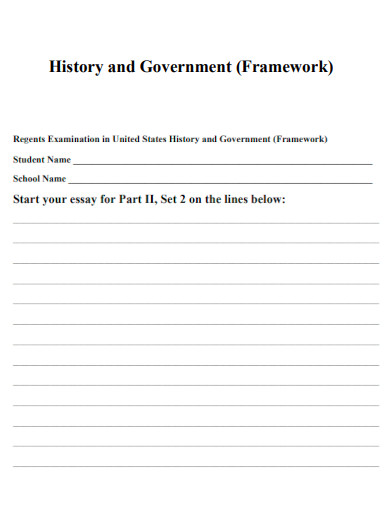 History and Government Framework