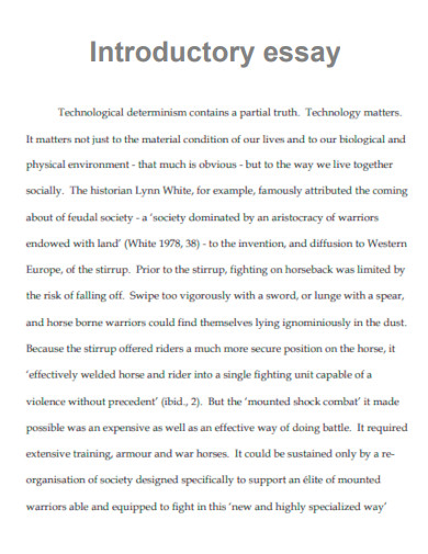 Introductory Essay
