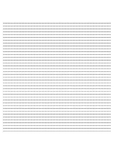 Line Dots Graph Paper