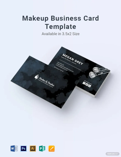 Makeup Business Card Template