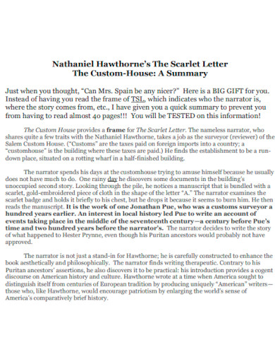 Nathaniel Hawthorne Scarlet Letter