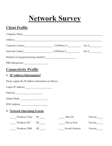Network Survey