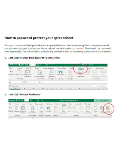 Password Protect your Spreadsheet