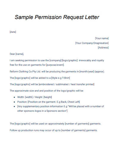 Permission Request Letter