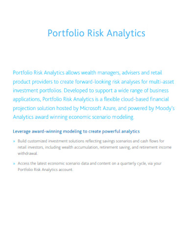 Portfolio Risk Analytics