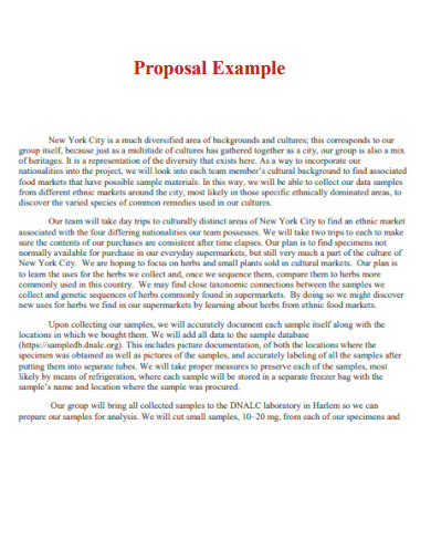 Proposal Example