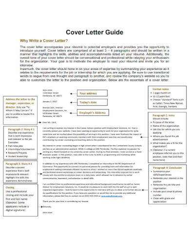 Resume Cover Letter Guide