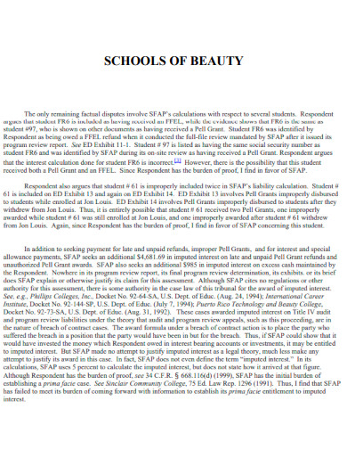 School of Beauty