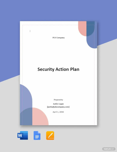 Security Action Plan Template