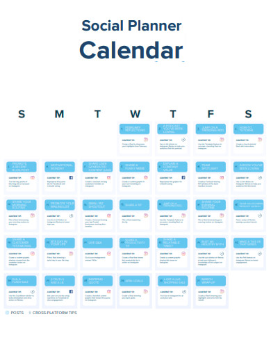 Social Media Content Calendar Planner