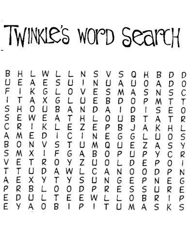 Twinkle Word Search