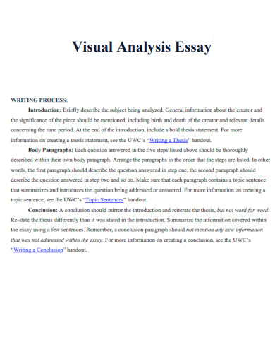 Visual Analysis Essay