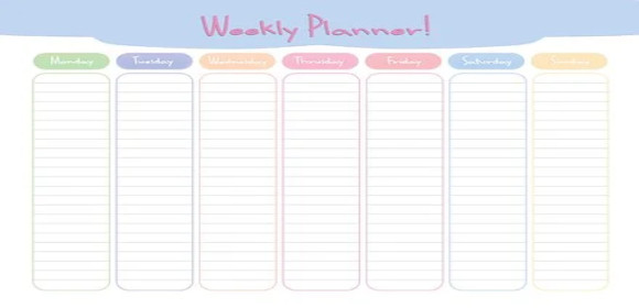 weekly planner fimg