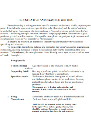 Writing Example