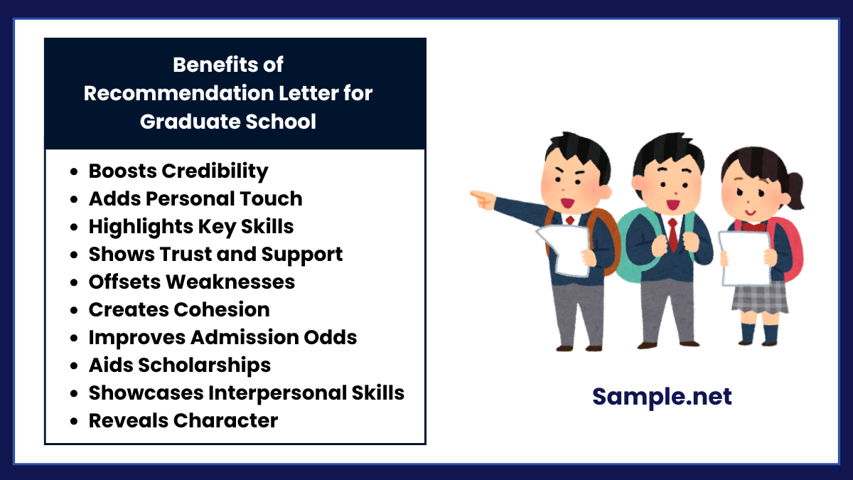 Benefits of Recommendation Letter for Graduate School