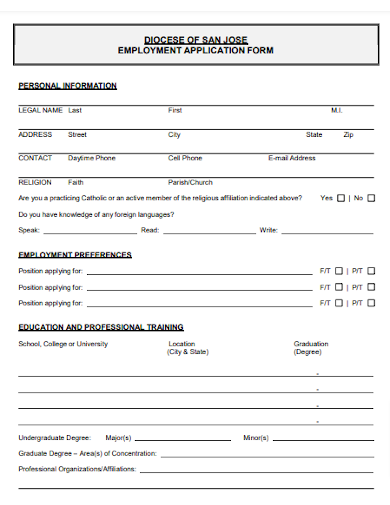Employment Application Final Form