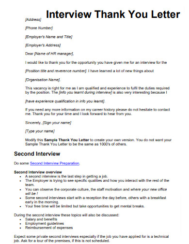 Formal Interview Thank You Letter1