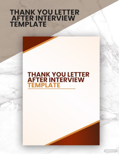 Free Thank You Letter after Interview