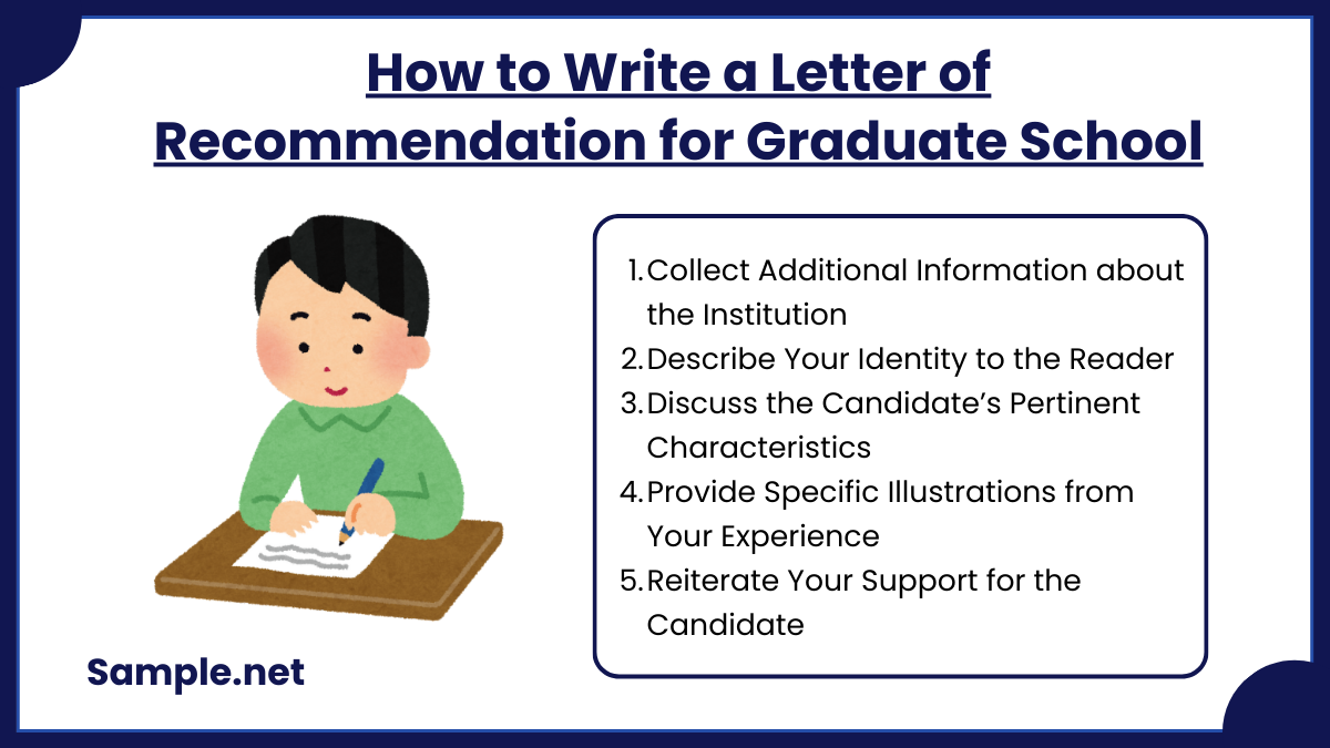 How to Write a Letter of Recommendation for Graduate School