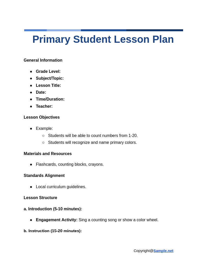 Primary Student Lesson Plan Google Docs 11 27 2024 03 59 PM