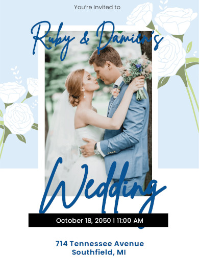 Wedding Program Booklet Template