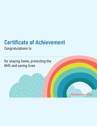 Beautiful Certificate of Achievement