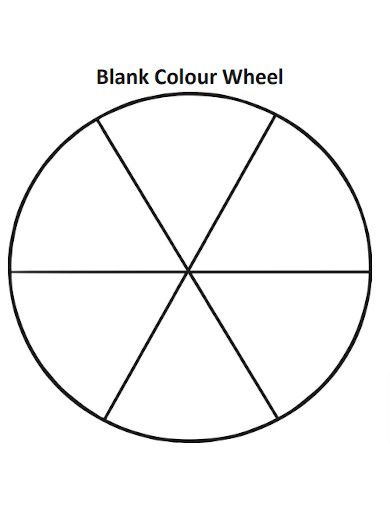 Blank Colour Wheel