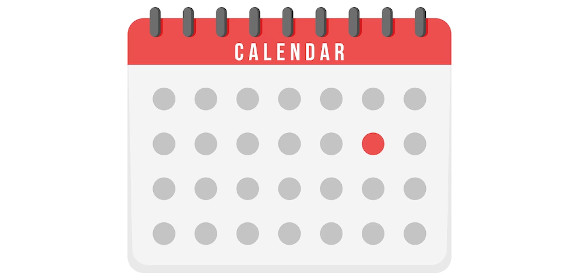 blank calendar feature