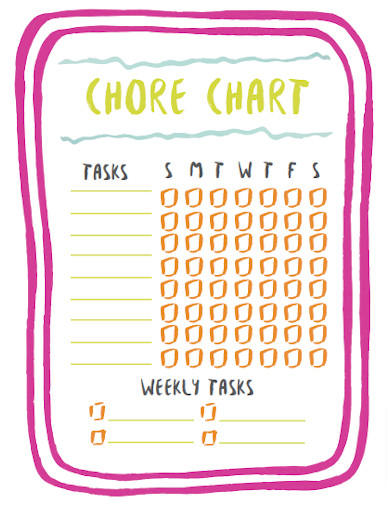 Boy Chore Chart